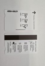 Assa Abloy Keycard magstripe standard LoCo