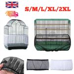 Nylon Pet Bird Cage Cover Seed Catcher Shell Skirt Guard Mesh Net Mesh Tidy UK