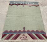 Vintage Traditional Handmade Beautiful Turkish Kilim Floor Rug Carpet 189x138 cm