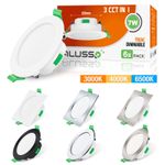 68mm LED Recessed Ceiling Light 7W Ultra Slim Dimmable Downlight Flat Panel Spot