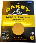Norton™ Oakey Range General Purpose Sandpaper Med 70 Grade X5 Per Pk  **SALE**