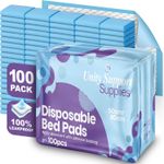 100 x Premium Incontinence Bed Pads, Ultra Absorbent Protection Sheets 90cmx60cm