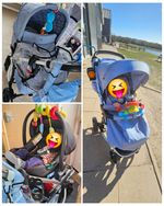 My Babiie MB200i Blue Plaid Buggy