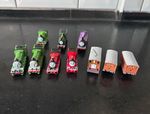 Thomas & Friends Plastic Toy Train Engines & Rolling Stock Lot, Multi-Coloured