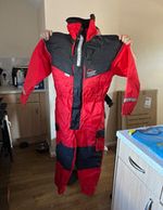 Sundridge SAS Flotation Suit Red/Black L Foam Buoyancy High-Vis Pockets