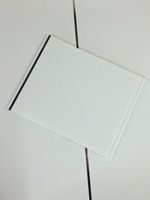 10 Gloss White Chrome Inset Bathroom Ceiling Panels Shower Wall Cladding PVC  