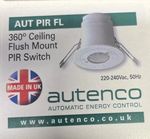 autenco AUT PIR FL 360° Ceiling Flush Mount PIR Switch MADE IN UK 220-240V