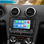 4+64GB For Audi A3 2003-2012 Android 14 Apple Carplay Radio Stereo GPS Head Unit