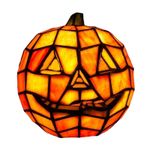 Jack-O'-Lantern Lamp Autumn Pumpkin Lamp Glowing for Tabletops, Hosts