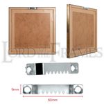 60mm Alfamacchine Zinc Pozzi Press Fix 3kg Sawtooth Hanger Picture Frame Canvas