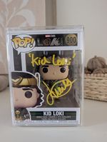 Funko Pop! Collectible Figures Kid Loki #900, Signed by Jack Veal, with COA