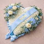 Personalised Funeral Ribbon Memorial Tribute Wreath Sympathy Flowers Custom