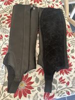 Junior Ariat Chaps Medium Tall Black Leather