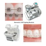 Orthodontic Empower Self Ligating Brackets Metal Ceramic Braces MBT Roth 022 345