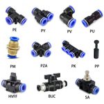 EVOLUTION AQUA 12mm PUSH FIT CONNECTOR SET FOR NEXUS FILTERS, MINI BALL VALVE