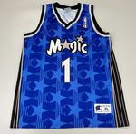 Vintage Orlando Magic Tracy Mcgrady Champion Jersey #1 Size XL Extra Large