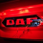 Truck Led Mirror / Light Board / Wall Mirror 70x18cm 12 Volt (Fits DAF)