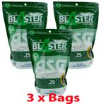 ASG Alpha Blaster PLA Airsoft Ammo Bio BB’s 0.25g 1kg 3 X Bags