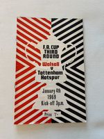 Walsall v Tottenham Hotspur Programme 4 January 1969 FA Cup Third Round