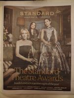 LONDON STANDARD 26.03.2026 NEWSPAPER THEATER AWARDS