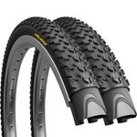 VELMAX 2x 27.5 x 2.10 Foldable Tyre 54-584 Gravel Hybrid MTB Mountain Bike(PAIR)
