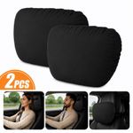 Car Headrest Pillow 2 Pack Neck Support Cushion Travel Seat Rest Memory Foam