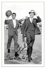 FRANK SINATRA & DEAN MARTIN SIGNED AUTOGRAPH PHOTO PRINT