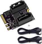 Chenyang M.2 NGFF Key A+E PCI Express to SATA 3.0 6Gbps Dual Ports Adapter Conv