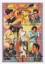 ELVIS PRESLEY KING OF ROCK N ROLL 1997 MNH STAMP SHEETLET