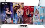 [Set of 4 NEW] Chainsaw Man BiCute Bunnies Figure Makima Power Kobeni Reze Japan