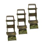 3x Coach & Bus 50mm Steel Over Centre Buckle 200kg Cargo Tie Down Trailer Curtai