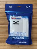 Mizuno T10 Plus Volleyball Padded Kneepad White One Size