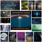 200+ Halloween Window Videos Display NO PROJECTOR INCLUDED/VIDEO FILES ONLY
