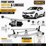 RENAULT CLIO MK4 FRONT WIPER MOTOR & LINKAGE MECHANISM 2013-2020 RHD