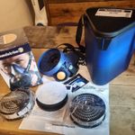 sundstrom half mask SR100 M/L  2x filter, 5x pre filter, bag wipe, and cary case