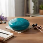 Carbon Steel Tongue Drum 10 inch 13 Notes Steel Drum Mallets for Outside C Major