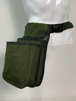 Green Cartridge Pouch Double Pocket Clay Shooting Waist Bag Accessories Shells