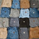 10 Vintage Carhartt Jeans Trousers Grade A/B Men’s Women’s Wholesale Joblot