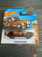 Hot Wheels H6H 161 1970 FORD ESCORT RS1600 brown 2026 161/250 CaseH