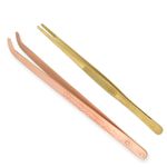 Copper & Brass Tweezers Tongs for acid Pickling Solution Tools Prestige 2 Pcs