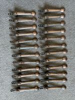 Antique Vintage Carpet Clips Grips Grippers 24 In Total / 12 Pairs