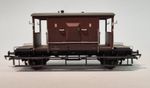 BACHMANN 37-537D B.R. 20 TON BRAKE VAN BAUXITE LIVERY WEATHERED