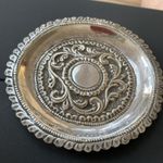 Zanzibar Silver Miniature Plate/Coaster.Purchased in Zanzibar by seller in 1963.
