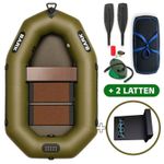 Inflatable Boat Dinghy BARK-B-190, 6.2ft, 1 Person, Fishing boat, Warranty
