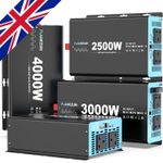2KW 2500W 3000W 4000W Pure Sine Wave Power Inverter 12V/24 240V Converter Remote