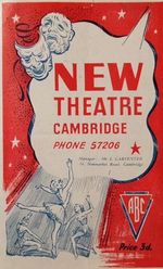 New Theatre Cambridge 8 November 1948 Programme.Troise And His Mandoliers+