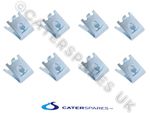 WILLIAMS PILASTER020 SHELF SUPPORT CLIP BRACKET FRIDGE FREEZER WIRE SHELVES X 8