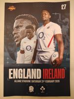 ENGLAND v IRELAND PROGRAMME 21.02.2026 SIX NATIONS RUGBY MINT TWICKENHAM 21-42