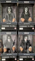 Rare Gruntz KISS 2003 DRESSED TO KILL Figures! Complete Set! VG Condition UK