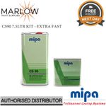 MIPA CS90 2K HS ACRYLIC CLEAR COAT/ LACQUER 5L + H5 EXTRA FAST HARDENER 2.5L